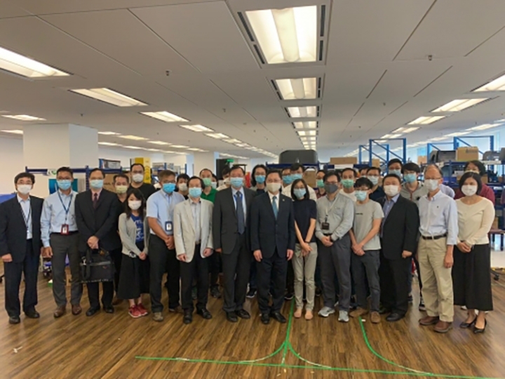 Secretary for Innovation and Technology, Mr. Alfred Sit, Visit LSCM-thumb